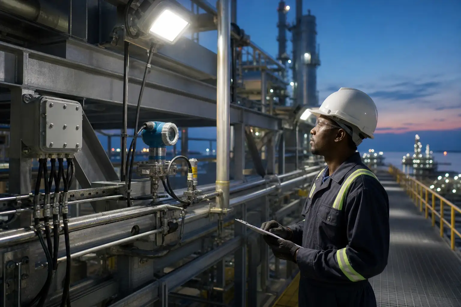 Terminal lighting and instrumentation inspection
